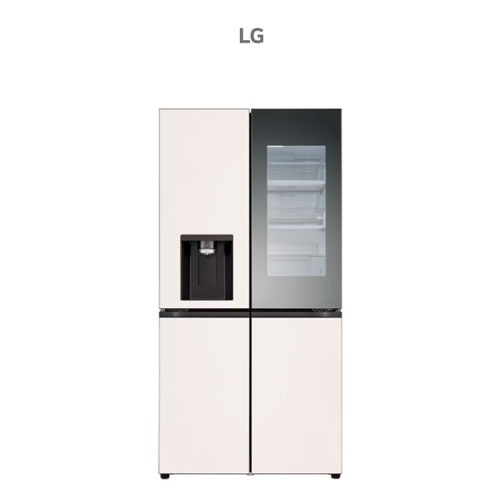 LG 노크온 오브제컬렉션 얼음정수기냉장고 820L 800리터냉장고 W824GBB472 약정7년